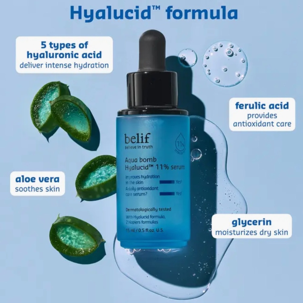 Belif Aqua Bomb Hyalucid 11% Serum - Picture 2 of 3